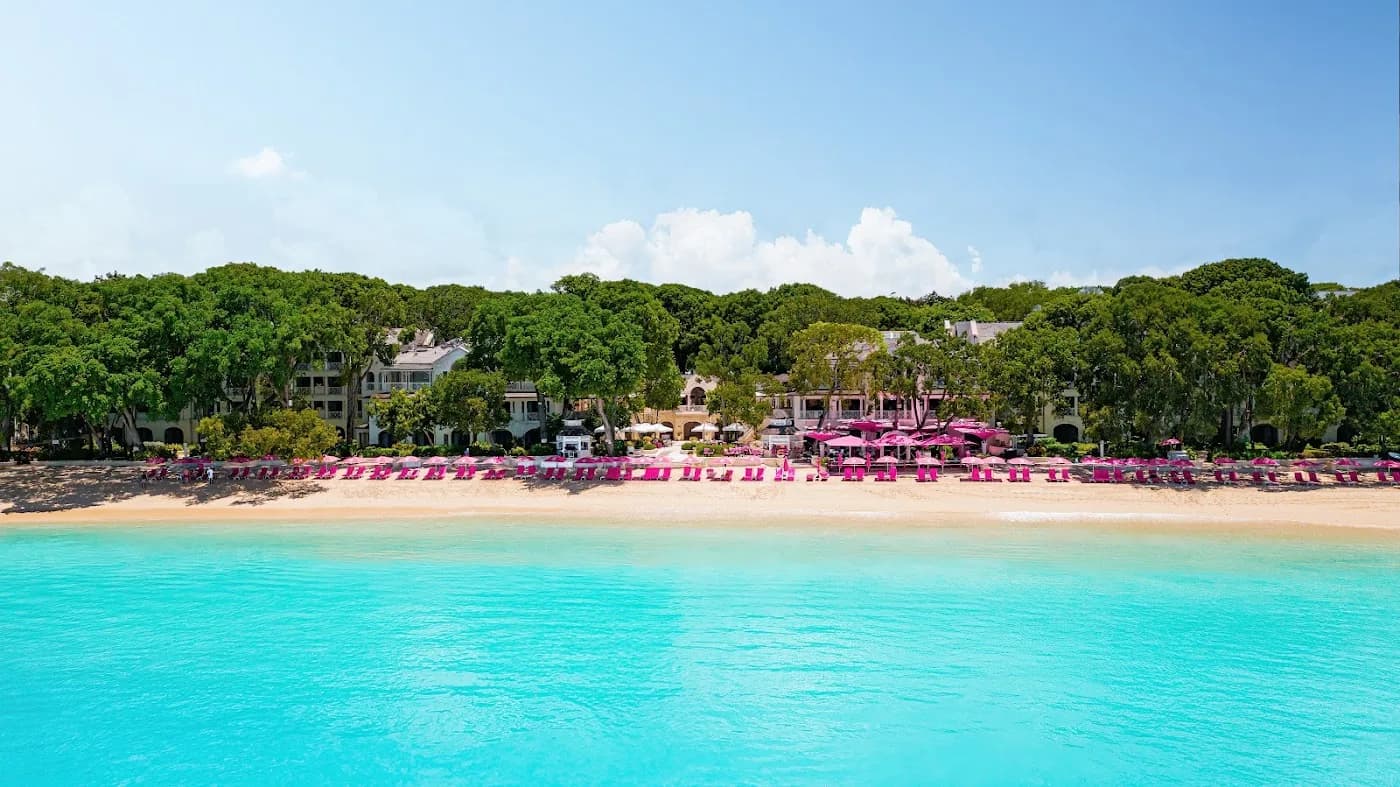 Sandy Lane Barbados beachfront on the Platinum Coast — Barbados honeymoon